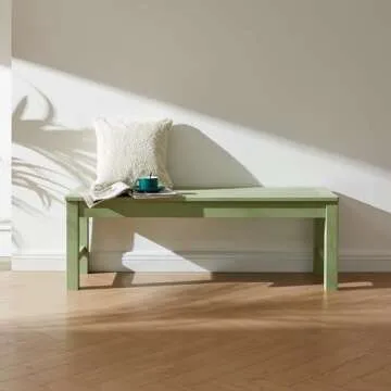 Discover the Durable Green Psilvam Outdoor Bench