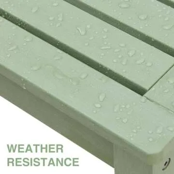 Discover the Durable Green Psilvam Outdoor Bench