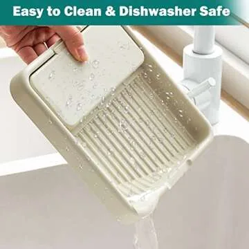 Spoon Rest for Kitchen Counter - 2Pack Spoon Holder for Stove Top, Pot Lid Holder with Drip Pad for Ladle|Spatula|Tongs|Forks|Utensil Holder Organizer