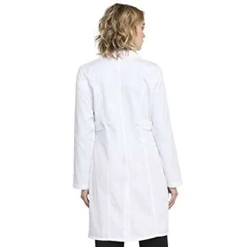 Cherokee Women's Scrubs 36" Lab Coat, White, Small