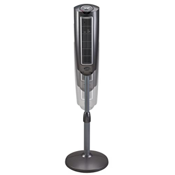 Lasko Oscillating Pedestal Fan, Adjustable Height, 3 Quiet Speeds, Timer, Remote Control for Bedroom, Living Room, Home Office and College Dorm Room, 52", Silver and Gray, 2535