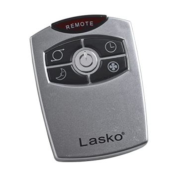 Lasko Oscillating Pedestal Fan, Adjustable Height, 3 Quiet Speeds, Timer, Remote Control for Bedroom, Living Room, Home Office and College Dorm Room, 52", Silver and Gray, 2535