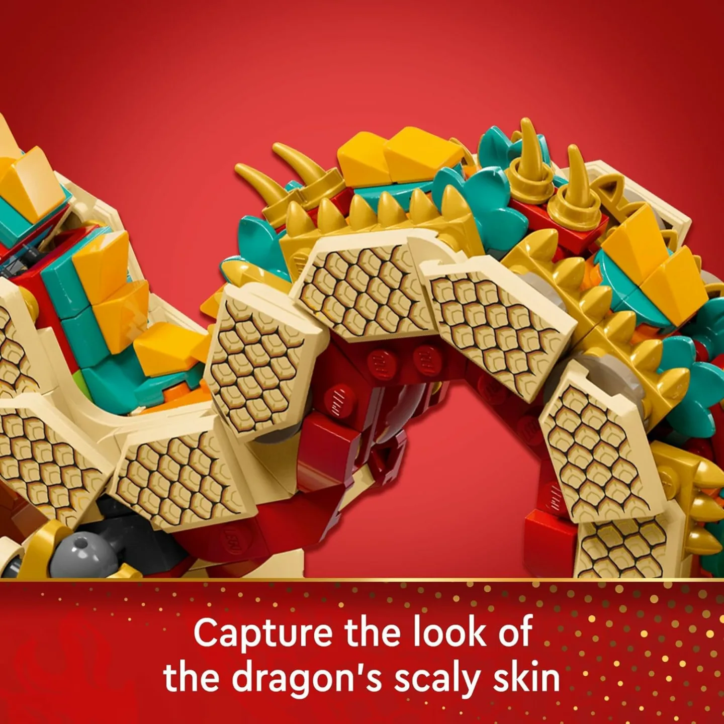 LEGO Auspicious Dragon Building Set for Kids 10+