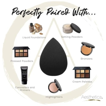 Aesthetica Beauty Sponge - Latex Free Makeup Blender