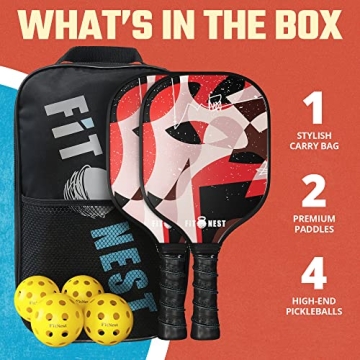 Premium Pickleball Paddles Set for All Skill Levels