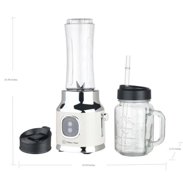 Frigidaire Retro Blender 300W Mason Jar Smoothie Maker
