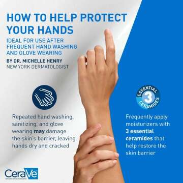 CeraVe Healing Hand Cream with Hyaluronic Acid 3oz