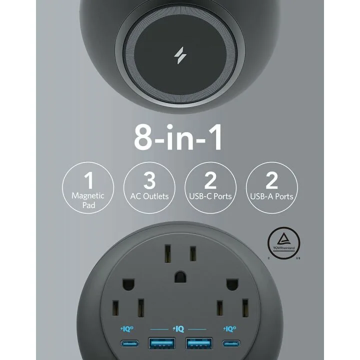 Anker Magnetic Desktop Charger – 8-in-1 Power Hub