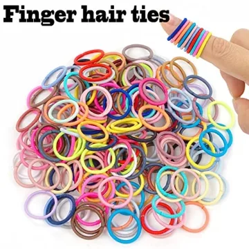CÉLLOT 360PCS Baby Hair Ties - Soft, Snag-Free, 36 Colors