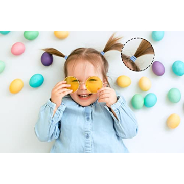 CÉLLOT 360PCS Baby Hair Ties - Soft, Snag-Free, 36 Colors