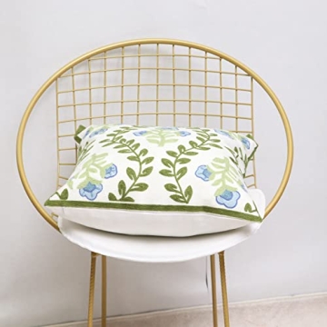 Pilmandu Set of 2 Embroidered Pillow Covers for Chic Decor