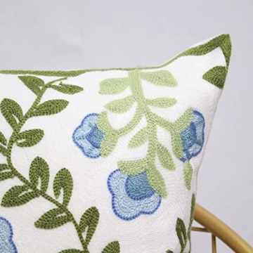 Pilmandu Set of 2 Embroidered Pillow Covers for Chic Decor