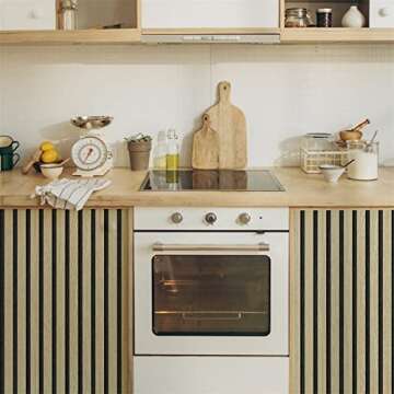 myforHD Wood Grating Stripe Self-Adhesive Wallpaper