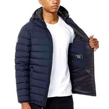 Triple F.A.T. Goose Men's Everton Puffer Jacket - Packable Down Coat