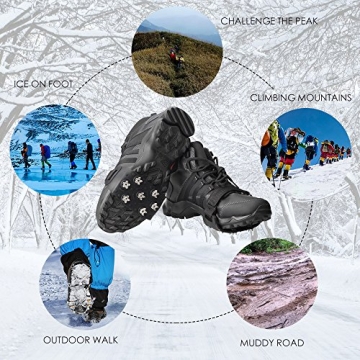 FANBX F Crampon Traction Cleats for Icy Conditions