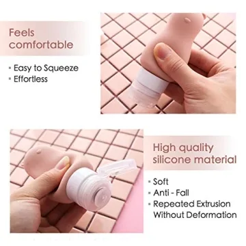 Cute Leakproof Travel Bottles for Lotions and Creams