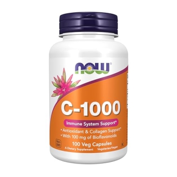 NOW Foods Vitamin C-1,000 with 100 mg Bioflavonoids - Immune Support & Antioxidant Protection