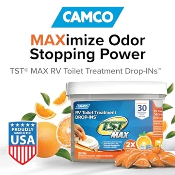 Camco TST MAX RV Toilet Treatment Drop-Ins 30 Pack