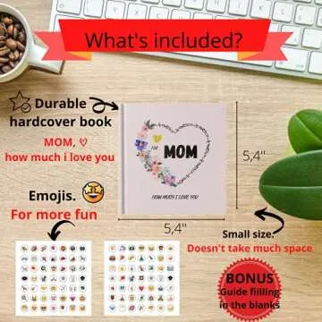 Gifts For Mom Filling In The Blanks Love Book Mothers Day Gifts Birthday Any Occasion Personalized Thoughtful Meaningful Unique Gift Journal Prompts Mom Books Pink