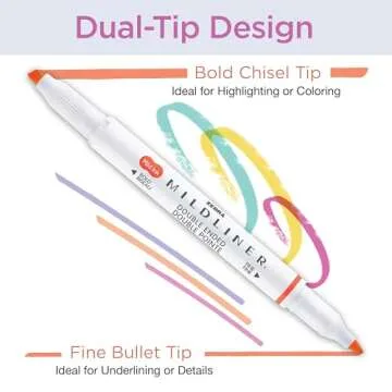 Zebra Pen Mildliner Double-Ended Highlighters - 5-Pack