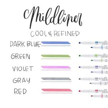 Zebra Pen Mildliner Double-Ended Highlighters - 5-Pack