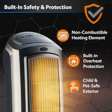 Lasko Oscillating Space Heater with Remote Control