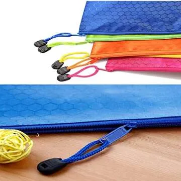 12 Waterproof Zipper Bags for Organizing Daily Life