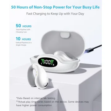 Boytond Ultra Open-Ear Earbuds - Wireless Bluetooth Comfort