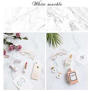 Stylish Double-Sided Food Photography Backdrop Kit 4 Pack 22x34 Inch