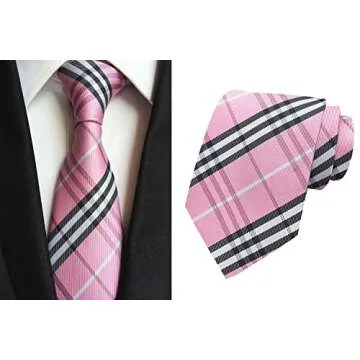 MENDENG Mens Ties - Elegant Silk Ties for Any Occasion
