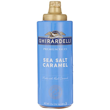 Ghirardelli Sea Salt Caramel Sauce, 17 oz Squeeze Bottle