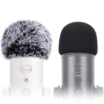 SUNMON Blue Yeti Microphone Windscreen Covers for Clear Sound