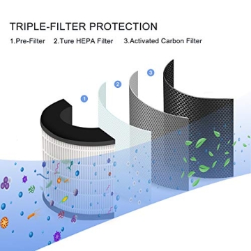 AZEUS Air Purifier H13 True HEPA Technology for Homes