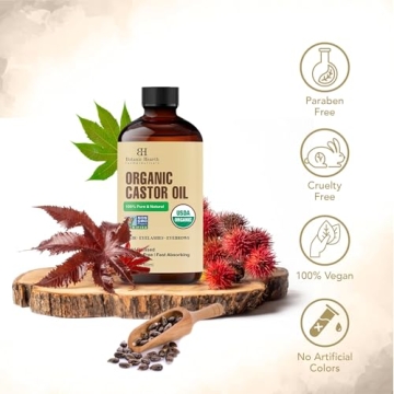Botanic Hearth Castor Oil Organic 100% Pure Hair Growth