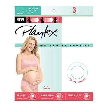 Soft Playtex Maternity Briefs for Comfort and Style