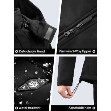 WASOTO Women's Heated Jacket with 16000mAh Battery