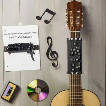 Guitar Chord Presser,New Guitar Aid Chords Trainer,Guitar Chord Trainer,Guitar Virtuoso Chord Presser,Guitar Chord Artifact,Guitar Learning Aid Tool Accessories for Beginner,Guitar Gifts