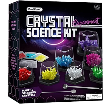Dan&Darci Crystal Growing Kit for Kids - Spark Creativity & Science Fun