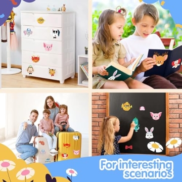 Sinceroduct Creative 100PCS Make Your Own Stickers for Kids