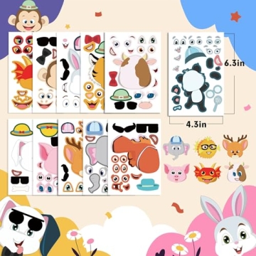 Sinceroduct Creative 100PCS Make Your Own Stickers for Kids