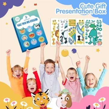 Sinceroduct Creative 100PCS Make Your Own Stickers for Kids