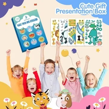 Sinceroduct Creative 100PCS Make Your Own Stickers for Kids