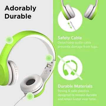 LilGadgets Connect+ Kids Headphones for Safe Sharing and Fun