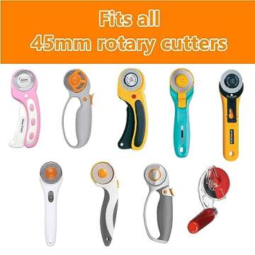 HEADLEY TOOLS 45mm Rotary Cutter Blades - Sharp & Durable
