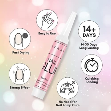 Makartt Super Strong Nail Glue for Long Lasting Nail Adhesion