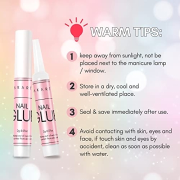 Makartt Super Strong Nail Glue for Long Lasting Nail Adhesion