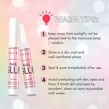 Makartt Super Strong Nail Glue for Long Lasting Nail Adhesion