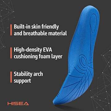 HISEA Waterproof Ankle Fishing Deck Boots - Blue Camo