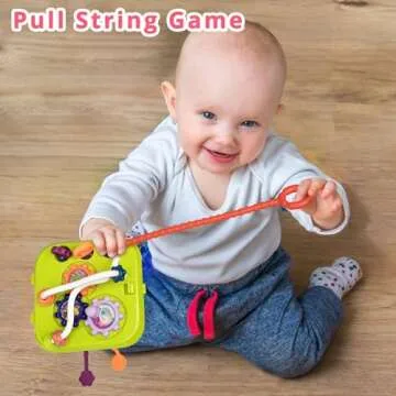 Aprilwolf Montessori 7-in-1 Activity Cube for Toddlers