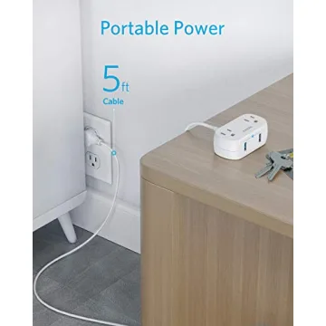 Anker PowerExtend Mini Power Strip with USB Ports
